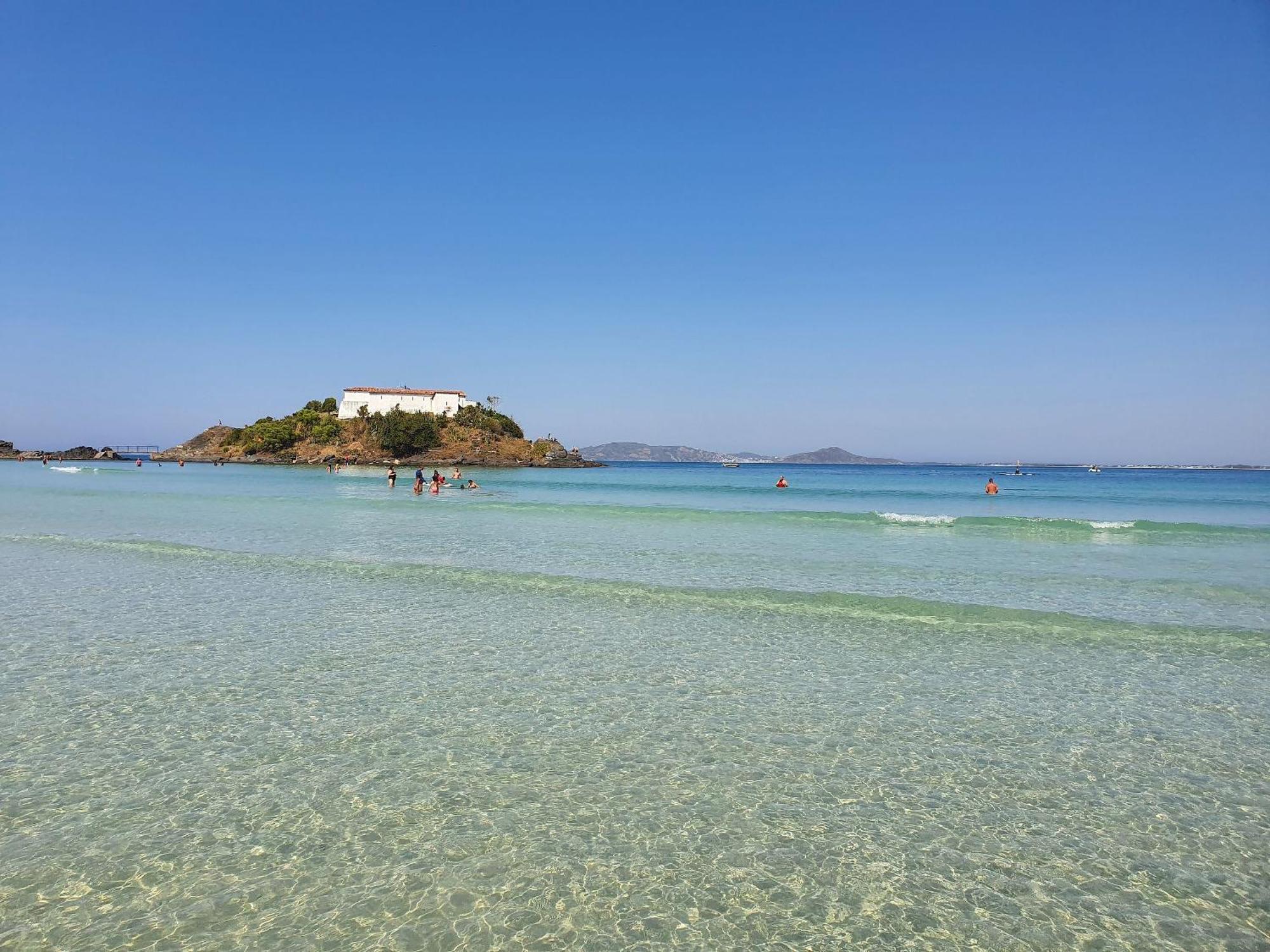 Ap Encantador Na Praia Do Forte! 卡波布里奥 外观 照片
